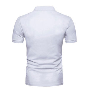 เสื้อโปโลผู้ชายขายดี แห้งเร็ว รุ่นใหม่ล่าสุด รับสกรีนโลโก้ ผ้าถักระบายอากาศดี ขนาดและดีไซน์ปรับแต่งได้ - Product Image 4