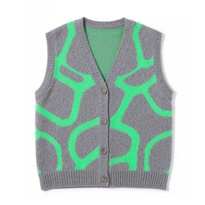 Chaleco de Punto sin Mangas con Cuello en V para Hombre, Transpirable, con Botones, Estilo Clásico y Duradero, Moda Estadounidense - Product Image 5