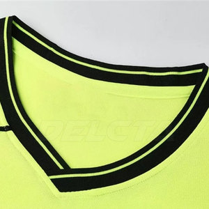 Maillot de football 100 % polyester pour équipe, couleur unie, en gros - Product Image 3