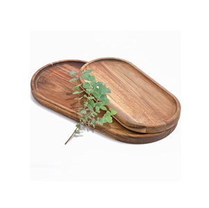 Plateaux de service et de rangement pour fruits en bois de luxe 100% naturel, avec poignées, classiques, faits à la main, à un seul niveau, pour le rangement des aliments - Product Image 3