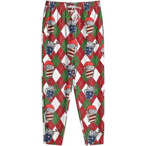 Premium Graphic Cargo Sweatpants Men's Printed Joggers Multi Pocket Fleece Tracksuit Bottoms For USA 2026 - Product Image 5