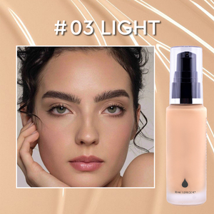 Base de Maquillaje Líquida Impermeable de Cobertura Total, Acabado Mate Natural, Marca Privada OEM - Product Image 5