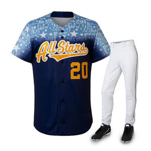 Uniforme de Béisbol Sublimado Personalizado OEM, Jersey Transpirable que Absorbe la Humedad, para Equipos, Clubes, Ligas, Venta al Por Mayor, para Hombres, Adultos, Unisex - Product Image 4