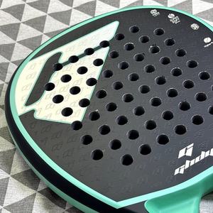 Raqueta de Pádel Profesional Personalizada OEM, Núcleo de Espuma, Marco de Fibra de Carbono 3K/12K, Alto Rendimiento, Ligera, Duradera, Cubierta de Cuero - Product Image 4