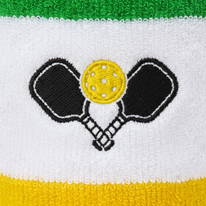 Sports Wristband Embroidery LOGO Dry Breathable Nylon & Cotton Heavyweight Tennis Wristband Protection Wholesale - Product Image 6