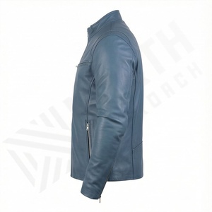 Veste de moto en cuir véritable pour homme de qualité supérieure, nouvelle arrivée, vestes de moto d'hiver, protections amovibles, personnalisables - Product Image 3