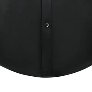 Camisa de vestir de lujo para hombre, mezcla de algodón, corte moderno, manga larga, con botones, para negocios, oficina, bodas, fiestas - Product Image 6