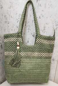 Sac fourre-tout en paille tressée tendance, grande capacité, fermeture éclair, avec pompon, pour la plage et les voyages, portable pour femme - Product Image 3