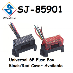 Caja de Fusibles Universal de 6 Vías para Automóvil con Fusibles de Cuchilla de 6 Pines para Coche - Product Image 2