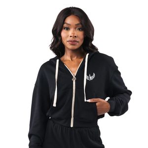 Fleece Zip <b>Jacket</b> Women's Black Full Zip Hoodie Long Sleeve Warm Casual <b>Workout</b> Gym Soft Lightweight Sweatshirt <b>Jacket</b> - Product Image 1