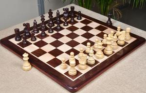 ชุดหมากรุก Staunton แบบจำลองของ French Lardy ขนาด 3.75 นิ้ว ทำจากไม้พะยูงอินเดียและไม้บ็อกซ์วูด พร้อมกล่อง ราคาดีที่สุด - Product Image 2