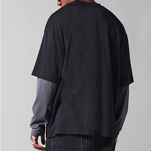 เสื้อยืดออกกำลังกายสองชั้น เนื้อผ้านุ่มสบาย ทันสมัย สำหรับผู้ชายและผู้หญิง ใส่ลำลอง ใส่เล่นกีฬา ใส่เที่ยวกลางแจ้ง ใส่ได้ทุกวัน - Product Image 6