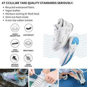 Zapatos Deportivos Ecológicos para Exteriores, Zapatos de Plataforma Impermeables para Hombre, Transpirables, Acolchados, para Correr, Modelo Rk01 - Product Image 2