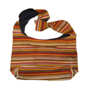 Handloom Ethnic Bag Handmade Traditional Woven Canvas Shoulder Tote Boho Vintage Style Women Handcrafted Artisan Handloom Fabric - Product Image 3