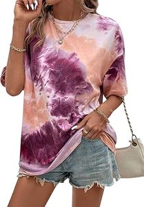 Camisetas Lisas al por Mayor a Precio Económico, Camisetas Deportivas Lavables con Estampado Tie-Dye, Ropa de Verano, Camisetas con Estampado Completo - Product Image 4