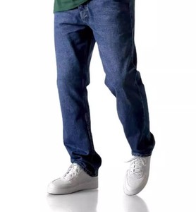 กางเกงยีนส์ผู้ชายสไตล์สตรีทแวร์ น้ำหนักเบา สวมใส่สบาย ทรงหลวม เอวกลาง ลายเรียบ ทรงตรง สีซีด - Product Image 4