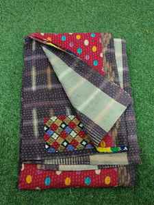 ผ้าห่มผ้าฝ้ายคันธาออร์แกนิค 100% ขนาด 55*85 นิ้ว ทำมือจากอินเดีย ผ้าลินินเนื้อนุ่ม สวมใส่สบาย ผ้าห่มออร์แกนิค 100% - Product Image 2