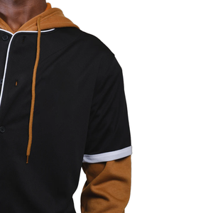 Camiseta de Béisbol Personalizada al por Mayor con Botones al Frente, Precio Económico, Último Diseño, Fabricante de Camisetas de Béisbol de Poliéster en Pakistán - Product Image 4