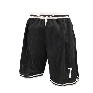 Nouveaux shorts de sport décontractés unisexe en maille à séchage rapide, taille mi-haute avec cordon de serrage, écologiques, pour le basketball, la natation et la course à pied - Product Image 4