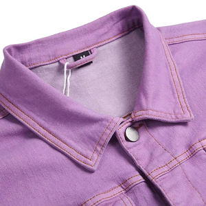 Meilleures ventes : Vestes en jean pour hommes, style streetwear, nouveau style, nouvelle mode, vente en gros, vestes en jean unies pour hommes à faible MOQ - Product Image 3