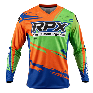 Camiseta de Motociclismo de Manga Larga para Hombre, Estampado por Sublimación, Secado Rápido, Manga Completa, Ropa Deportiva para Adultos, Camiseta de Motocross - Product Image 3