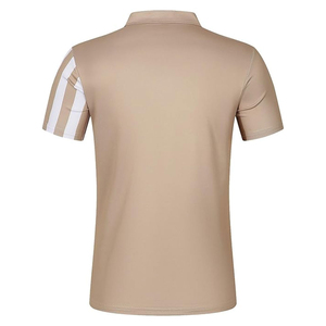Pull-over polo en tricot pour homme, nouvelle collection été, avec empiècements contrastés, en coton, grandes tailles, respirant, OEM - Product Image 4
