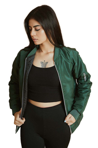 Chaquetas Bomber sin tejer para mujer, último diseño, talla adulta, transpirables y resistentes al viento a bajo precio, chaquetas bomber transpirables - Product Image 2