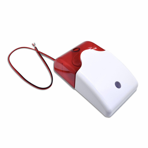 Sirena Estroboscópica Piezoeléctrica con Cable PS303 de 12 VCC – Sonido Fuerte y Luz Intermitente para Sistemas de Paneles de Alarma Domésticos - Product Image 3
