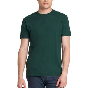 T-shirt homme col rond coupe ajustée en tissu tri-mélange - 100% coton et options polyester/coton - Product Image 2