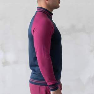 Elegant Polyester Spandex Casual Varsity Jacket for Men's Solid Color Customized Size Outdoor Wear jacket for men men's jackets - Product Image 3