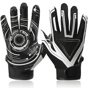 Gants de football américain personnalisés avec logo, qualité supérieure, dernier design personnalisé - Product Image 1