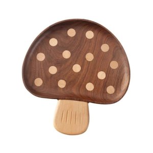 ถาดไม้ธรรมชาติสำหรับเสิร์ฟอาหาร ถาดไม้แบบเรียบง่ายสำหรับครัว โต๊ะอาหาร ขนม ผลไม้ ขนมปัง - Product Image 6