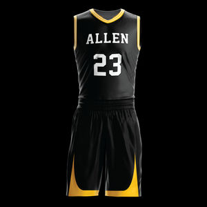 Nueva Llegada, Conjuntos de Uniformes de Baloncesto Reversibles Personalizados, Diseño de Última Generación, Sublimados, Impresos, Uniformes en Blanco, Tallas Grandes, Transpirables - Product Image 4