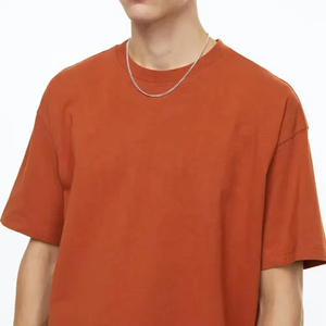 Anti Wrinkle Men Drop Shoulder T Shirt Premium Quality Casual Wear Hot Sale Latest <b>Designs</b> Hot Selling Men Drop Shoulder T Shirt - Product Image 5