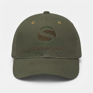 Gorra de Béisbol Verde Oliva con Logotipo Bordado Personalizado, Gorra de Papá con Correa Ajustable, Gorra Deportiva Casual para Hombre y Mujer - Product Image 1
