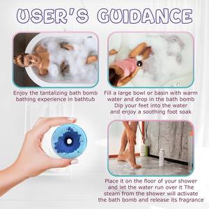 Bombas de Baño Orgánicas Certificadas por CPNP y GMP, Marca Privada OEM/ODM, Aromaterapia para Spa, Suministro al por Mayor, Empaque de Caja de Regalo, Tamaño Personalizado - Product Image 4