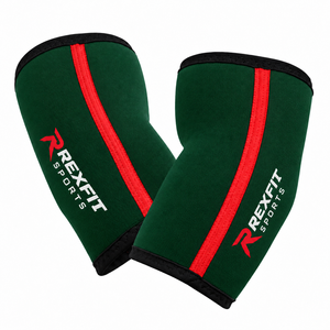 Manchons de compression professionnels pour le coude, pour la musculation et l'haltérophilie, fabricant de marques privées - Product Image 5