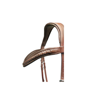 Bridon en cuir de cheval fait main de qualité supérieure avec rênes – Équipement équestre durable et confortable pour l'entraînement et l'équitation - Product Image 6
