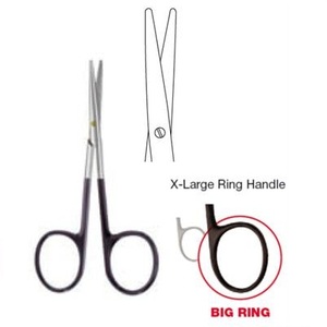 Tijeras Metzenbaum para Bebés de Alta Calidad, 4 Pulgadas, Curvas, Grado OR, SuperCut, Tijeras Quirúrgicas de Acero Inoxidable, CE - Product Image 4