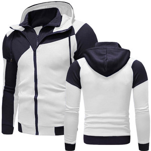 Veste d'hiver haut de gamme sur mesure à double couche pour hommes, pull personnalisé par les fabricants avec motif patchwork - Product Image 1