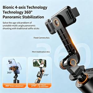 Palo de Selfie Extensible de 67 Pulgadas (1.7 m) con Pantalla Integrada para Vlogging de Cuerpo Completo, Vista Previa en Tiempo Real para Transmisión en Vivo - Product Image 3