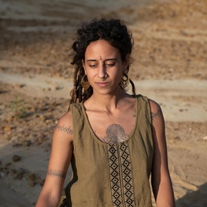 Handmade Block Print Raw Cotton Crop <b>Top</b> Tribal Fringe Bohemian <b>Festival</b> Clothing Earth Tone Summer <b>Top</b> - Product Image 1