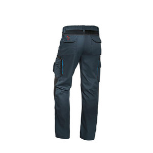 Pantalon cargo et pantalon de ville Solid Trader Street Wear, design fonctionnel, six poches, taille ajustable, élégant, tendance, confortable, doux - Product Image 2