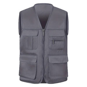 เสื้อกั๊กพัฟเฟอร์คุณภาพสูงแบบกำหนดเองสำหรับผู้ชาย อุ่นสบาย สไตล์สตรีทแฟชั่น ผลิตจากโพลีเอสเตอร์เนื้อนุ่ม วัสดุสั่งทำพิเศษ แบบไม่มีแขน - Product Image 5