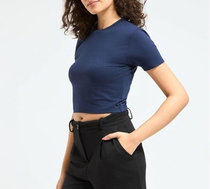 Bulk Crops top High Quality Suitable For Day to Night Styling Slim Fit Body Hugging Perfect For Casual Basic But High Quality - Product Image 2