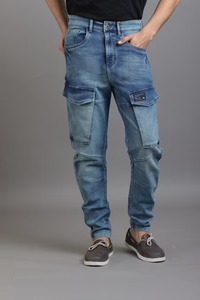 Jeans Abdul Royal World Export de Algodón Elástico Premium, Diseño Casual, Corte Ancho, Marca de Diseñador, a la Moda, con Estilo, Desgastados - Product Image 3