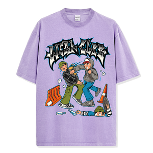 Camiseta gráfica para hombre, moderna, estampada, de algodón, adecuada para uso diario y looks de moda urbana relajada. - Product Image 2