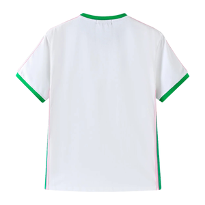 Camiseta AKA Premium con Relieve, Color Blanco, Cuello Redondo, Manga Corta, Ligera, Estilo Griego, para Mujer - Product Image 2