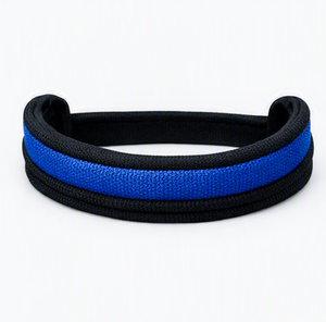 Correa de Muñeca Ajustable de Nailon con Logotipo Personalizado al por Mayor, Diseño Trenzado Azul y Negro, Duradera, Ajuste Universal para Accesorios de Raqueta - Product Image 5