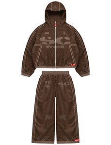 Chándales Unisex con Capucha, Manga Larga, Cierre Frontal con Cremallera, Estampado de Letras, Transpirables, de Poliéster, Ropa Urbana, Otoño, Corte Regular para Adultos - Product Image 5